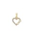 Ciondolo Cuore E Infinito Oro Giallo 9Kt