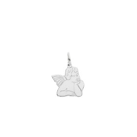 Ciondolo Angelo Oro Bianco 18kt