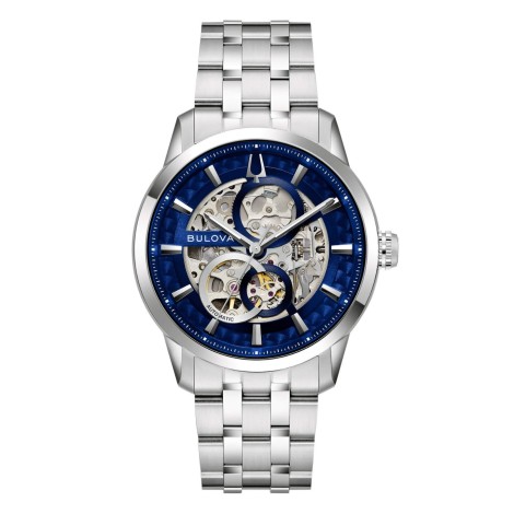 Orologio Bulova Sutton Skeleton Blu 96A331