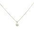 Collana Perla Bianca Argento Dorato