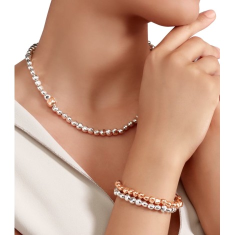 Collana Dodo Pepita in Argento & Oro Rosa
