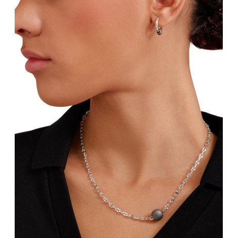 Orecchini Hoop Pepita Argento & Titanio