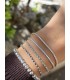 Bracciale Tennis Argento e Zirconi Bianchi e Neri