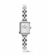 Orologio Daniel Wellington Quadro Mini Arch 3-link White Sunray Silver DW00100844