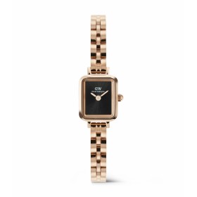 Orologio Daniel Wellington Quadro Mini Arch 3-link Onyx Sunray Rose Gold DW00100848