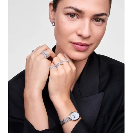 Orologio Daniel Wellington Juliette Braided Mesh White Sunray Silver DW00100884