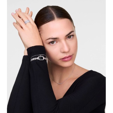 Orologio Daniel Wellington Quadro Mini Arch 3-link Onyx Sunray Silver DW00100845