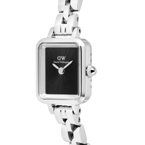 Orologio Daniel Wellington Quadro Mini Arch 3-link Onyx Sunray Silver DW00100845