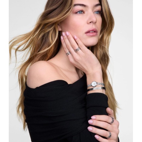 Orologio Daniel Wellington Petite Mini Arch 3-Link White Silver DW0100853