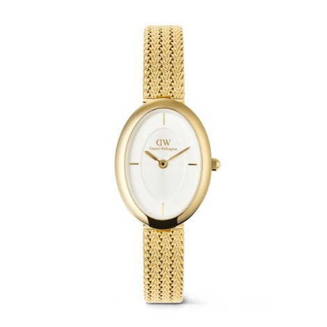 Orologio Daniel Wellington Juliette Braided Mesh White Sunray Gold DW00100882