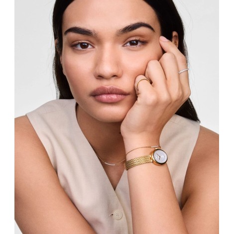 Orologio Daniel Wellington Juliette Braided Mesh White Sunray Gold DW00100882