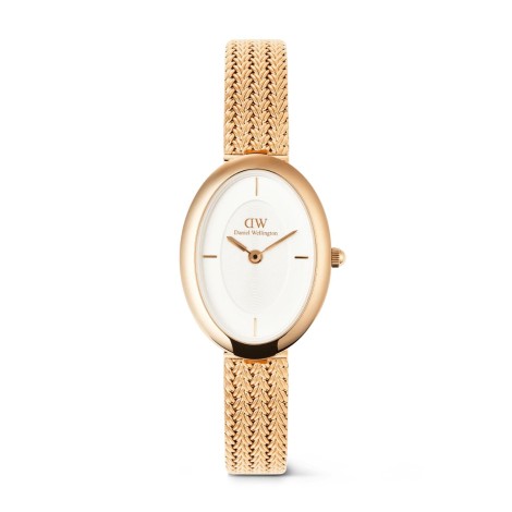Orologio Daniel Wellington Juliette Braided Mesh White Sunray Rose Gold DW00100883