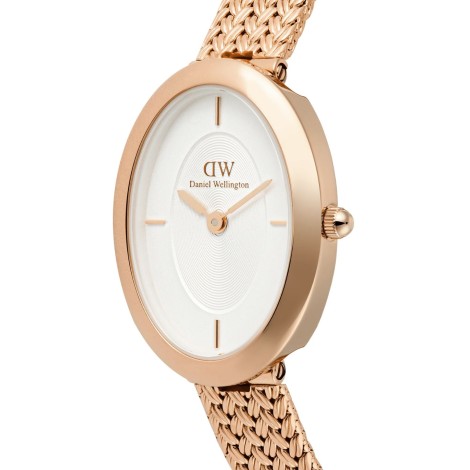 Orologio Daniel Wellington Juliette Braided Mesh White Sunray Rose Gold DW00100883