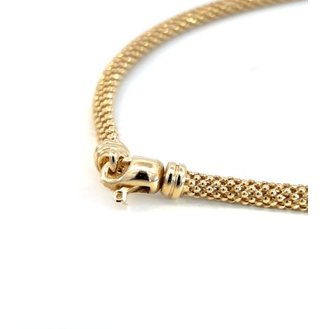 Collana Serpente Argento E Zirconi