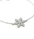 Bracciale Fiocco Di Neve Argento E Zirconi