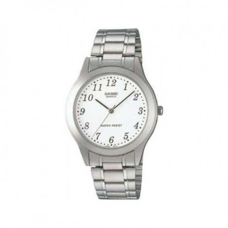 Orologio Casio Acciaio Unisex Bianco Corsivo MTP-1128PA-7BEF