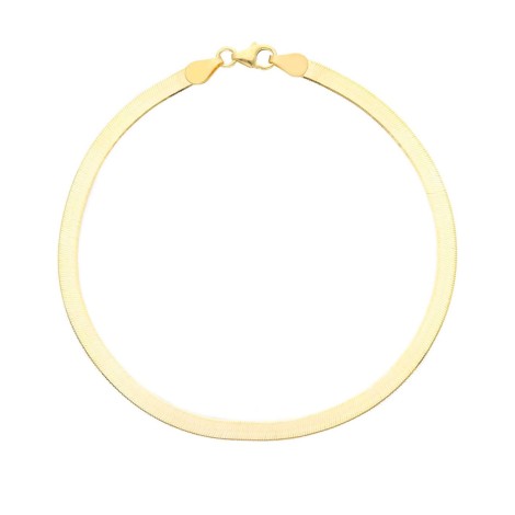 Bracciale Maglia Piatta Oro Giallo