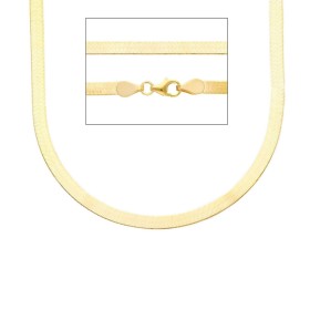 Collana Maglia Piatta Oro Giallo