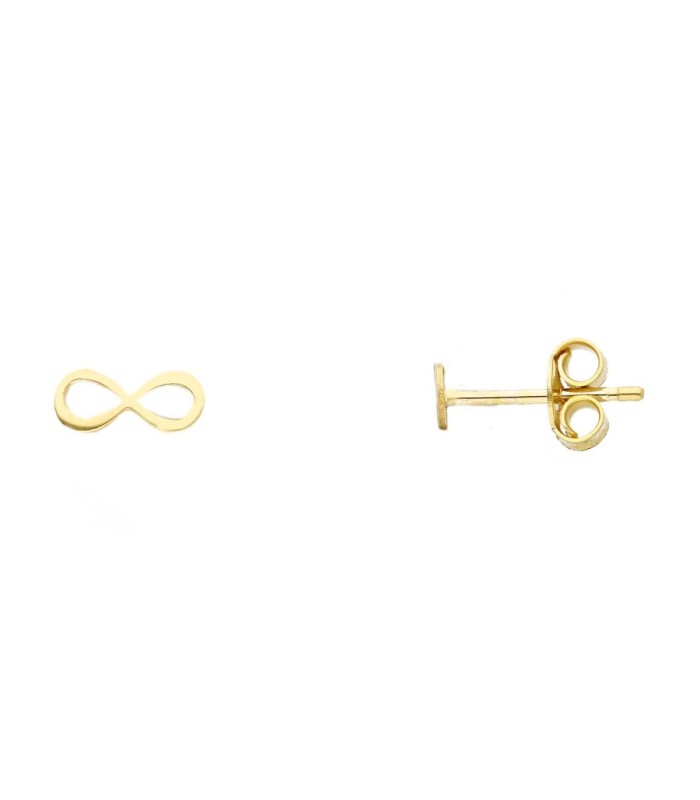 Orecchini in oro giallo a forma di rosa - Fair Line