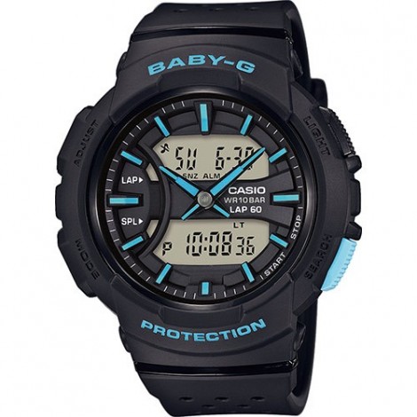 Orologio Casio Baby-G Resina Nero Azzurro BGA-240-1AER