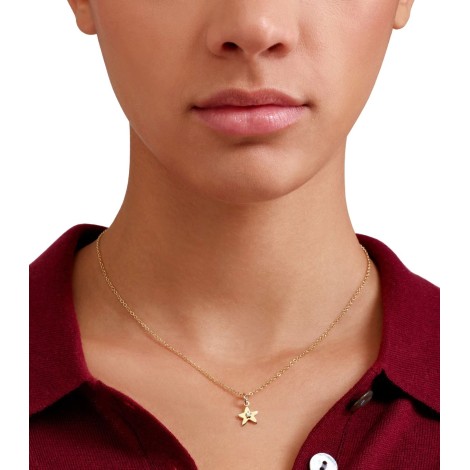 Ciondolo Dodo Stella Oro Giallo 9kt E Diamanti Bianchi