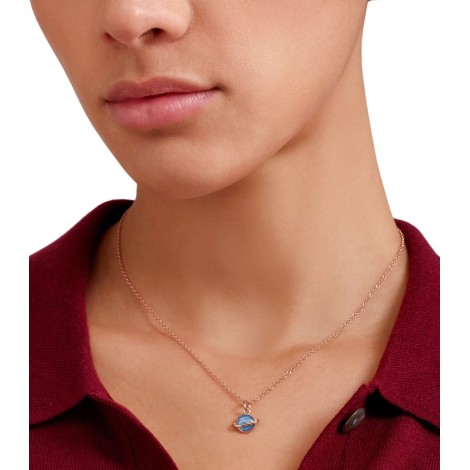 Ciondolo Dodo Pianeta Oro Rosa E Smalto