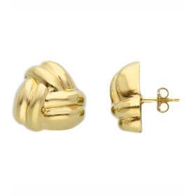 Orecchini Lobo Nodo Oro Giallo 9kt