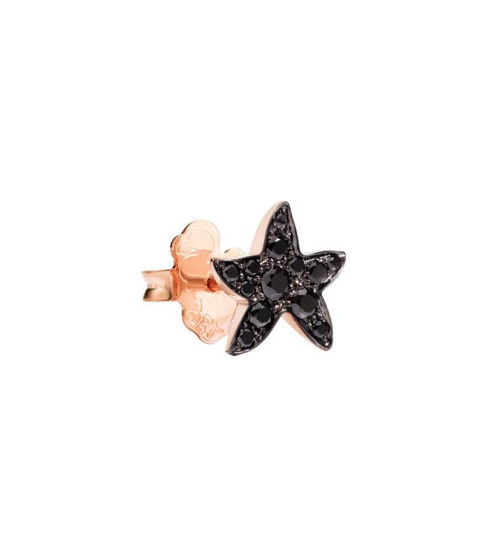 Monorecchino Dodo Stellina Diamanti Neri Oro Rosa DOHSTP/9/BB Monorecchino Dodo Stellina Diamanti Neri Oro Rosa DOHSTP/9/BB