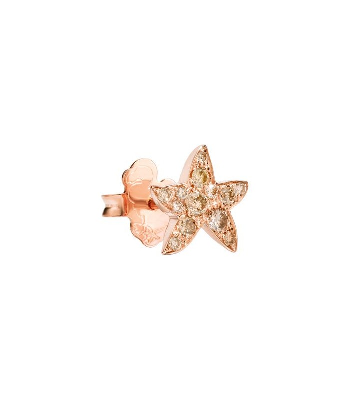 Monorecchino Dodo Stellina Diamanti Brown Oro Rosa DOHSTP/9/BR Monorecchino Dodo Stellina Diamanti Brown Oro Rosa DOHSTP/9/BR