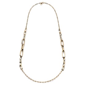 Collana Unoaerre Catena Lunga Bronzo Dorato