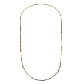 Collana Unoaerre Catena Lunga Bronzo Dorato