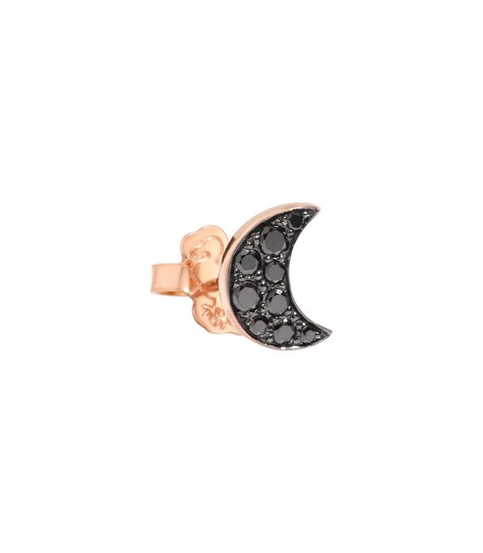 Monorecchino Dodo Luna Diamanti Black Oro Rosa DOHLU/9/BB Monorecchino Dodo Luna Diamanti Black Oro Rosa DOHLU/9/BB
