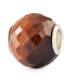 Beads Trollbeads Occhio Di Tigre Rosso Sfaccettato