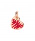 Charms Dodo Cuore Oro Rosa e Smalto Rosso DMCUORG/9/RED