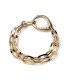 Bracciale Unoaerre Doppia Catena Bronzo Dorato