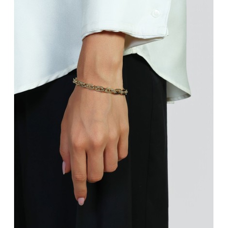 Bracciale Unoaerre Maglia Traversino Bronzo Dorato