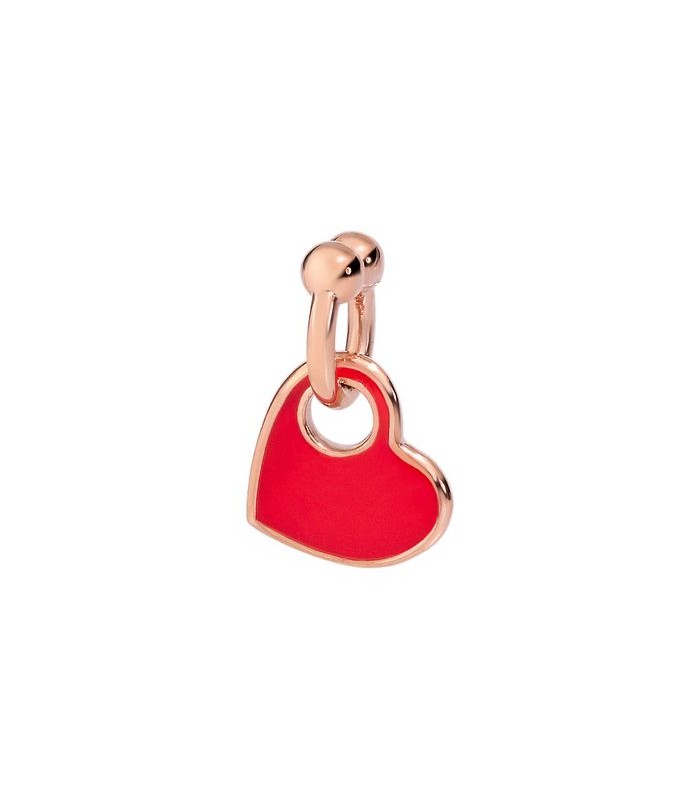 Ciondolo Dodo Cuore Oro Rosa e Smalto Rosso DMPICUORP/9/RED Ciondolo Dodo Cuore Oro Rosa e Smalto Rosso DMPICUORP/9/RED