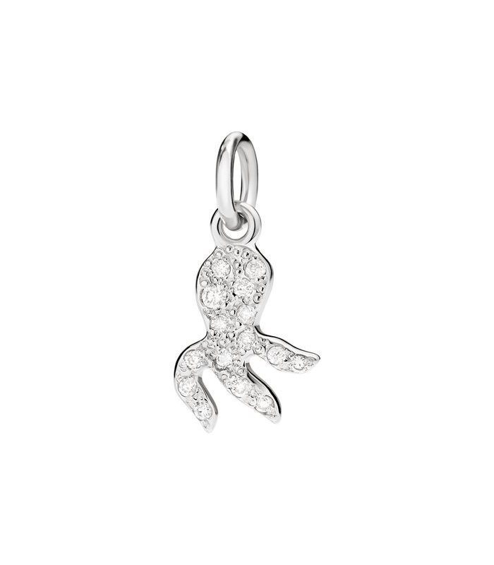 Ciondolo Donna Dodo Polpo Oro Bianco con Brillanti D3POPOB/B Ciondolo Donna Dodo Polpo Oro Bianco con Brillanti D3POPOB/B