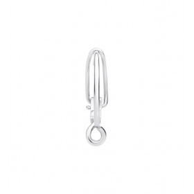 Orecchino a Cerchio Oro Bianco Dodo DORPP/OB/H