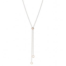 Collana Donna Dodo in Argento e Oro Rosa DCBALL/9/A/80