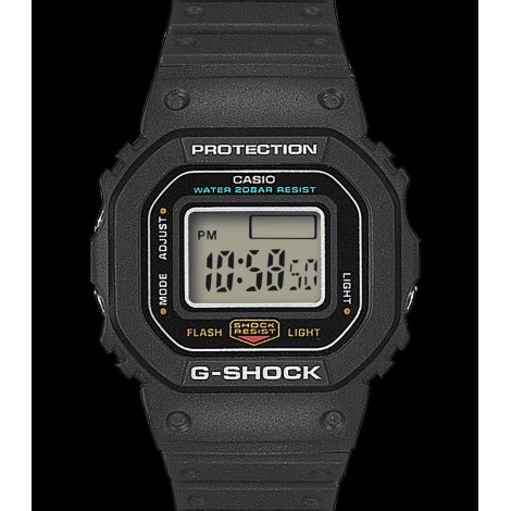 Orologio Anello Casio Digitale Nero DWN-5600-1ER
