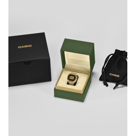 Orologio Anello Casio Acciaio Dorato CRW-001G-9ER