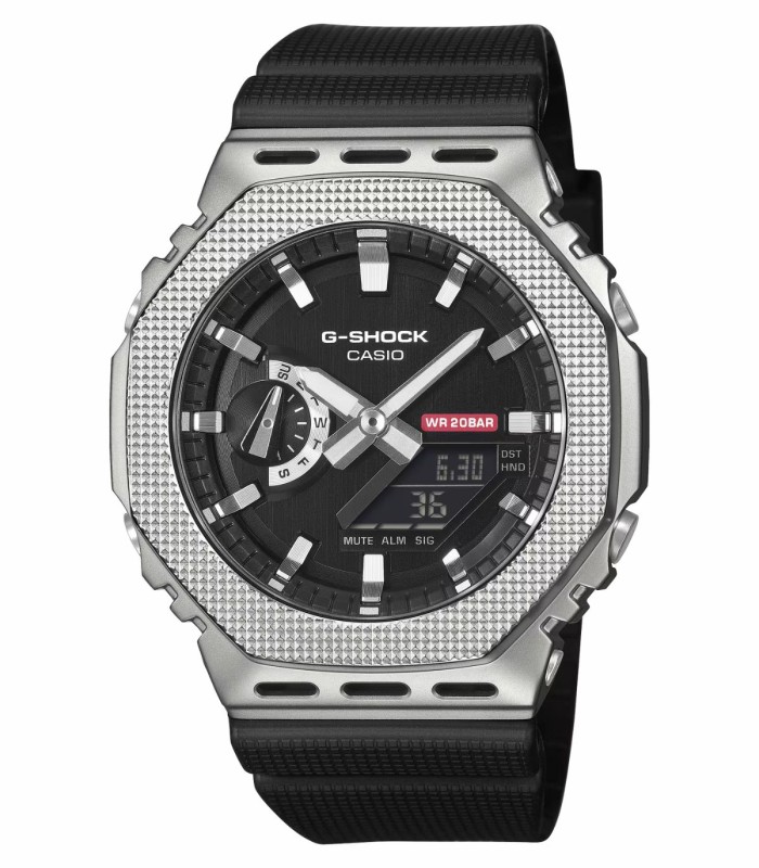 Casio G-Shock GM-S2110-7A6ER Orologio Uomo Quarzo Sportivo Cassa Resina Bianco E Rosa