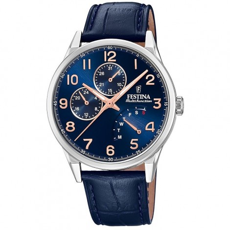 Orologio Uomo Festina Pelle Blu F20278/B