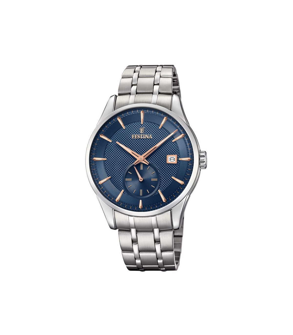 Orologio Uomo Festina Retro Acciaio Blu Rose F20276 2 MiRaggi