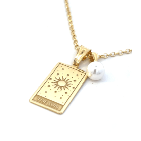Collana The Sun Perla MiRaggi Amulets
