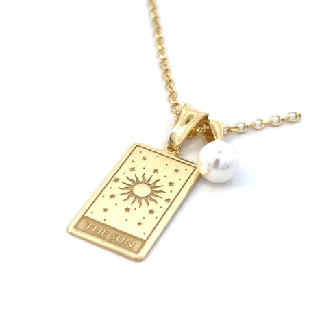 Collana The Sun Perla MiRaggi Amulets