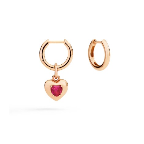 Orecchini Hoop Essentials Oro Rosa 9kt