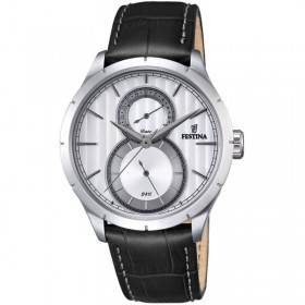 Orologio Uomo Festina Pelle Nera /Grigio Retro F16892/1