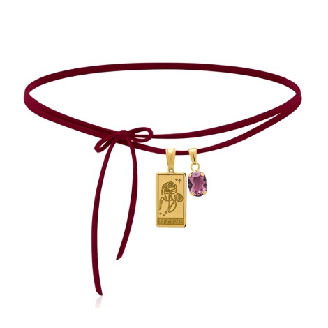 Collana Choker The Empress Cordino Alcantara